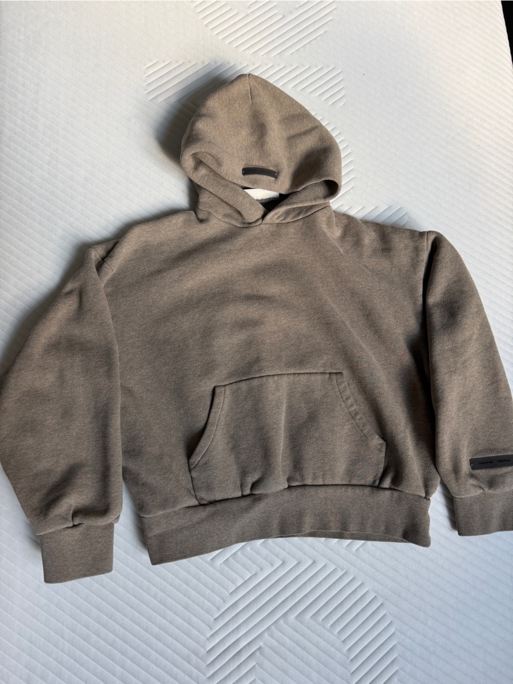 Fear of God Essentials Taupe Pullover Hoodie Size XS